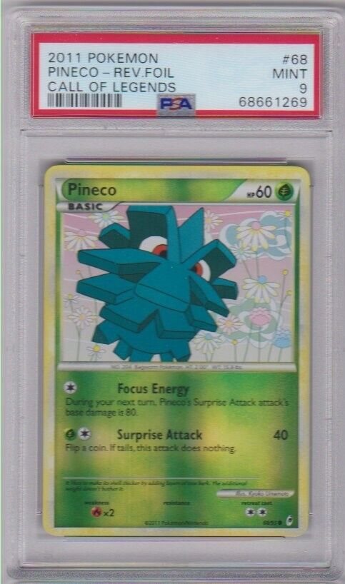 pineco pokemon card Pineco - 001/091 - Paldean Fates main image 1