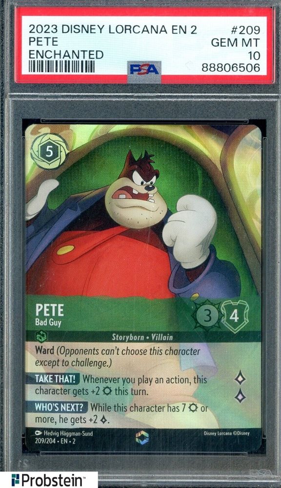 Auction Prices Realized Tcg Cards 2023 DISNEY LORCANA EN 2