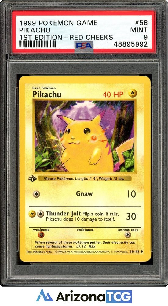 Auction Prices Realized Tcg Cards 1999 POKEMON GAME Pikachu