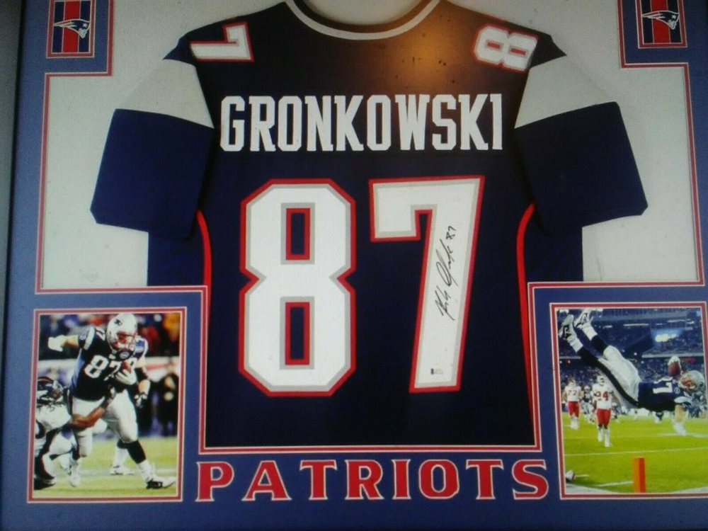 rob gronkowski game worn jersey