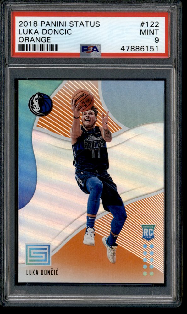 その他 LUKA DONCIC STATUS RC 2018 PSA9 2018-19 Panini Status #122 Luka Doncic - Rookie RC - PSA 9