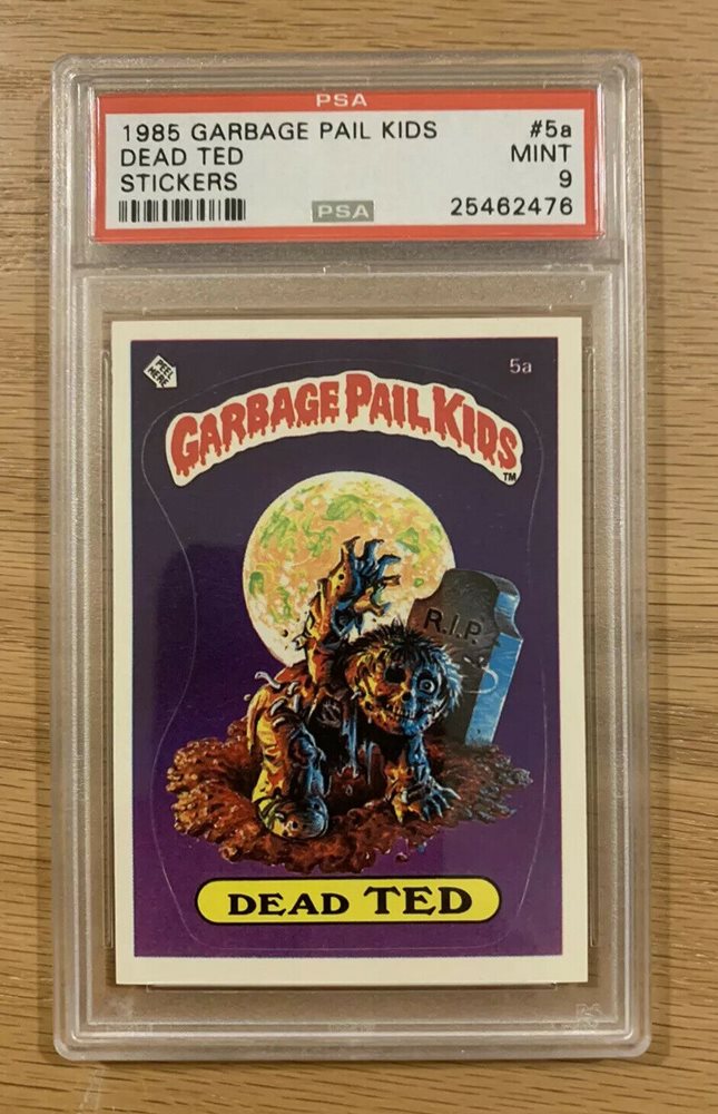 1985 Topps Garbage Pail Kids Original Series 1 #5A Dead Ted front