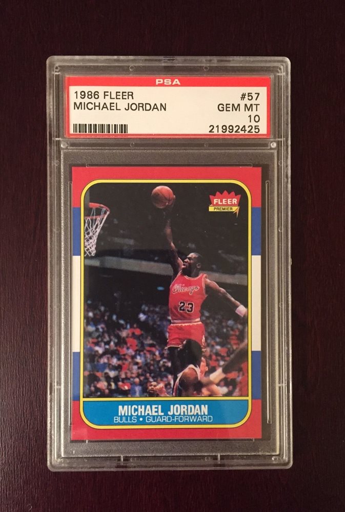 gem mint 10 michael jordan rookie card