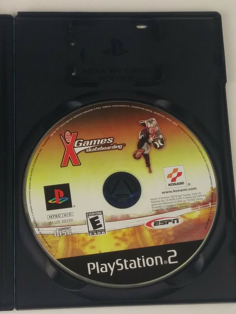 ESPN X Games Skateboarding Playstation 2 PS2 Game Teste