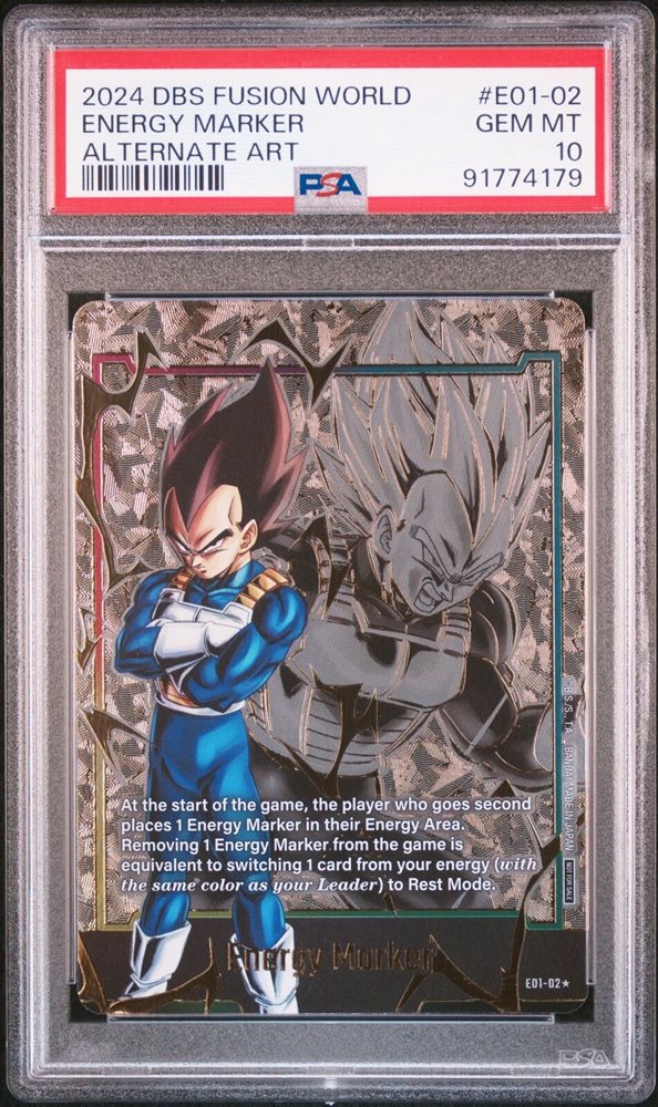 2024 DBS FSN WORLD JP エネルギーマーカー PSA 10 Broly Energy Marker E01-03 Fusion World 2024 Dragon
