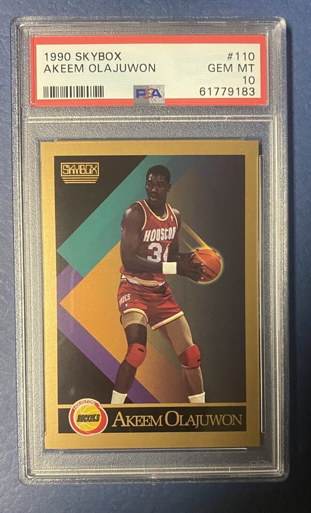 1990-91 Fleer Akeem Olajuwon Basketball Card #73 – Houston Rockets – NM-Mint – Free Shipping