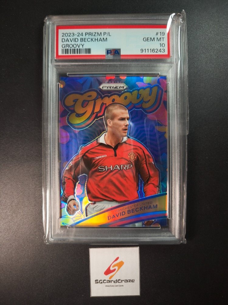 David Beckham ベッカム Panini Prizm AUTO 2023-24 Panini Prizm EPL David Beckham Manchester United