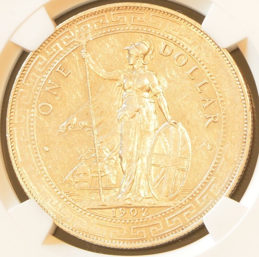 外国銀貨 香港半円銀貨 1902年 外国銀貨 香港半円銀貨 1902年