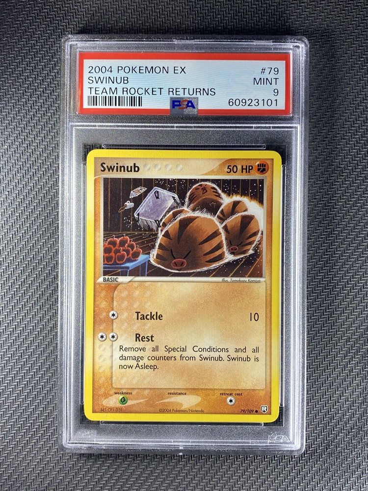 pokemon card swinub Swinub - 79/109 “Stamped” Reverse Holo main image 0