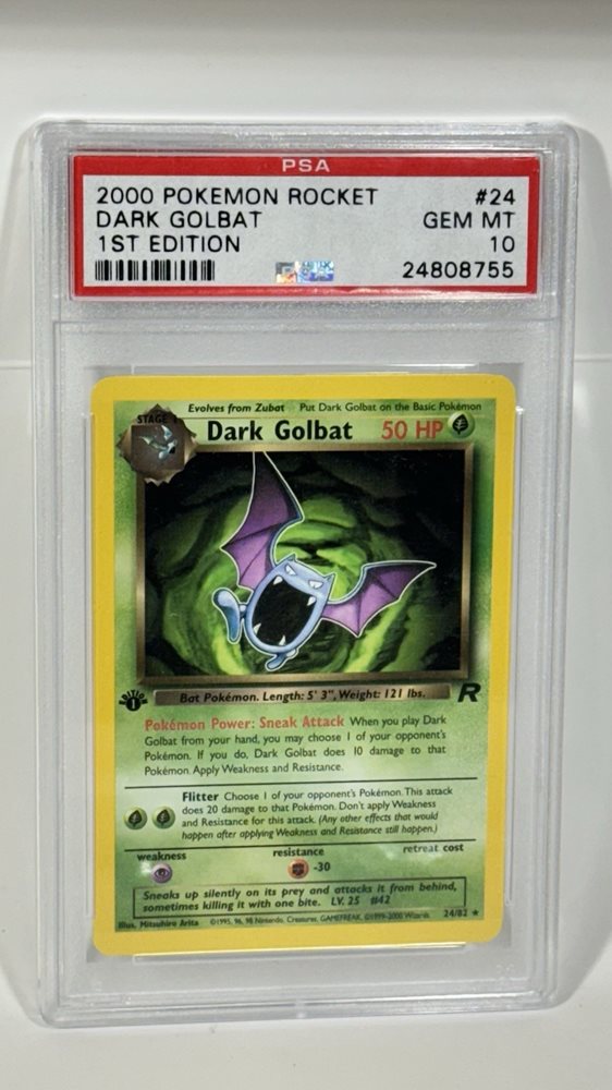 ポケモン Dark Golbat 50 HP Team Rocket PSA品質 ポケモン Dark Golbat 50 HP Team Rocket PSA品質