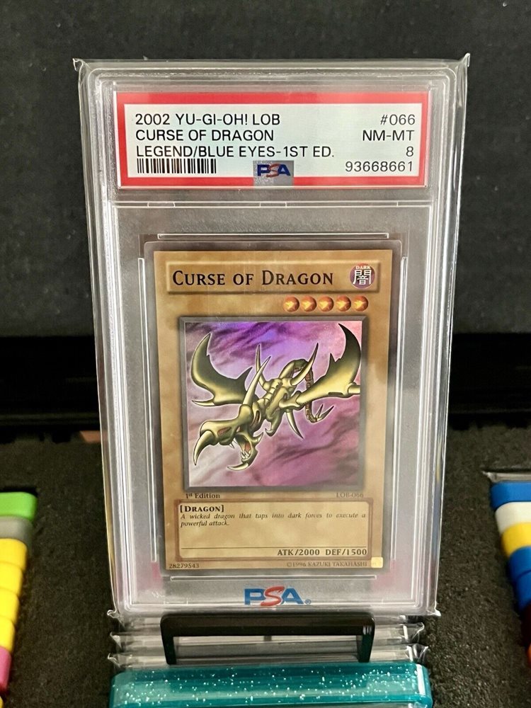 遊戯王 カース・オブ・ドラゴン LOB-066 旧アジア スーパー PSA9 遊戯王 カース・オブ・ドラゴン LOB-066 旧アジア スーパー PSA9