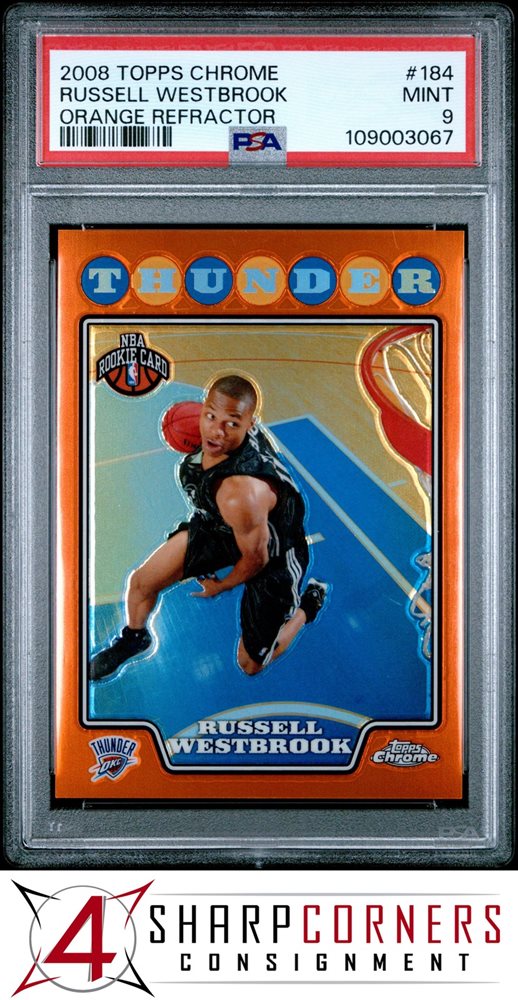 その他 Chrome Refractor RC Russell Westbrook Russell Westbrook 2008 Topps Chrome #184 Orange Refractor