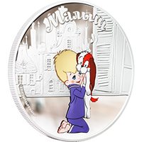 Cook Islands 2011 5$ /"Malish and Karlsson Frekenbok/" Silver Proof Coin