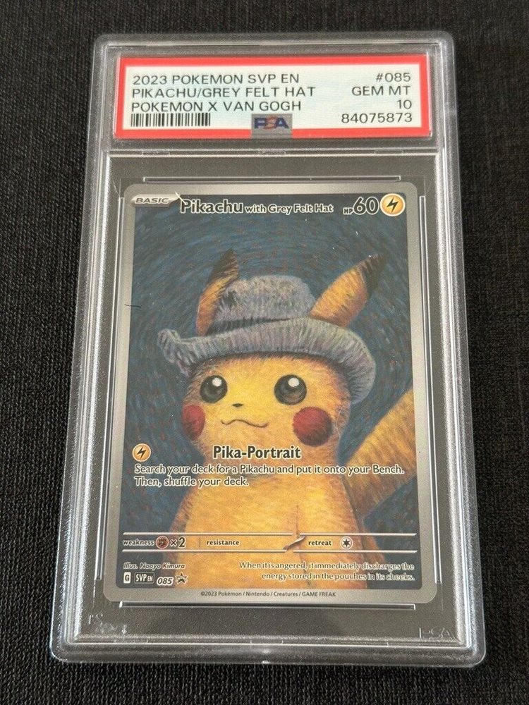 2023 Pikachu with Grey Felt Hat PSA 10 FA - カルドバ
