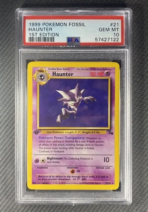 eBay Auction Item 115682735871 Tcg Cards 1999 Pokemon Fossil