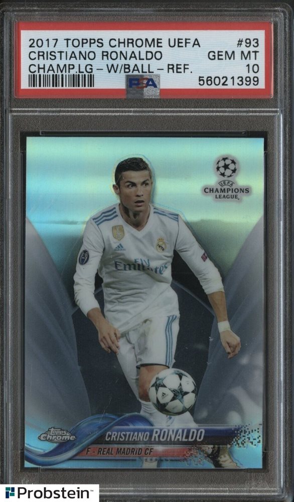 その他 PSA10 2017 TOPPS CHROME UCL RONALDO 2017 Topps Chrome UEFA Champions League Cristiano Ronaldo
