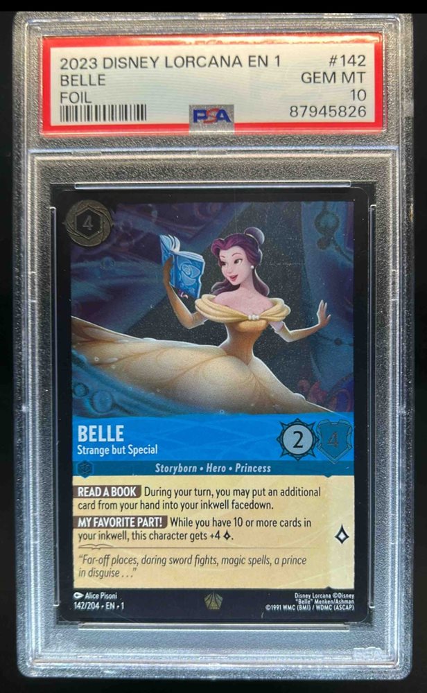 U*A様 LORCANA ロルカナ ベル エンチャンテッド　PSA10 ディズニー ロルカナ ベル エンチャンテッド PSA10 LORCANA