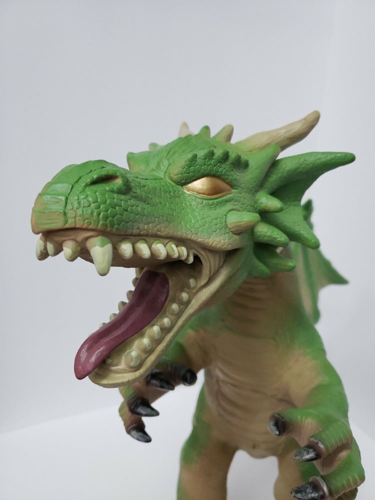 Toys R Us LARGE 18 Inch Dragon Fantasy Figure Rubber Ma