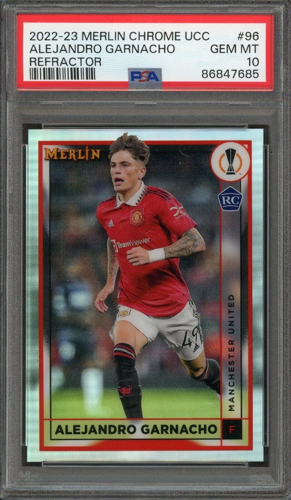 PSA10 2022-23 topps MERLIN ガルナチョ RCカード PSA10 2022-23 topps MERLIN ガルナチョ RCカード
