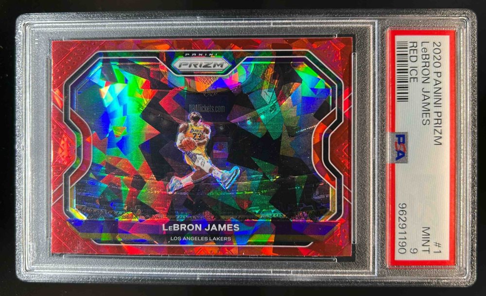 レブロン Prizm LeBron James red ice PSA 10! レブロン Prizm LeBron James red ice PSA 10! 2019 Panini Prizm