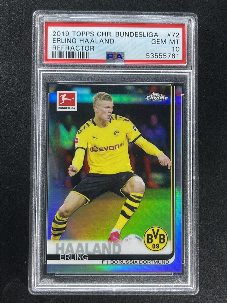 その他 2019 topps now ERLING HAALAND psa10 Auction Prices Realized Soccer Cards 2019 TOPPS CHROME