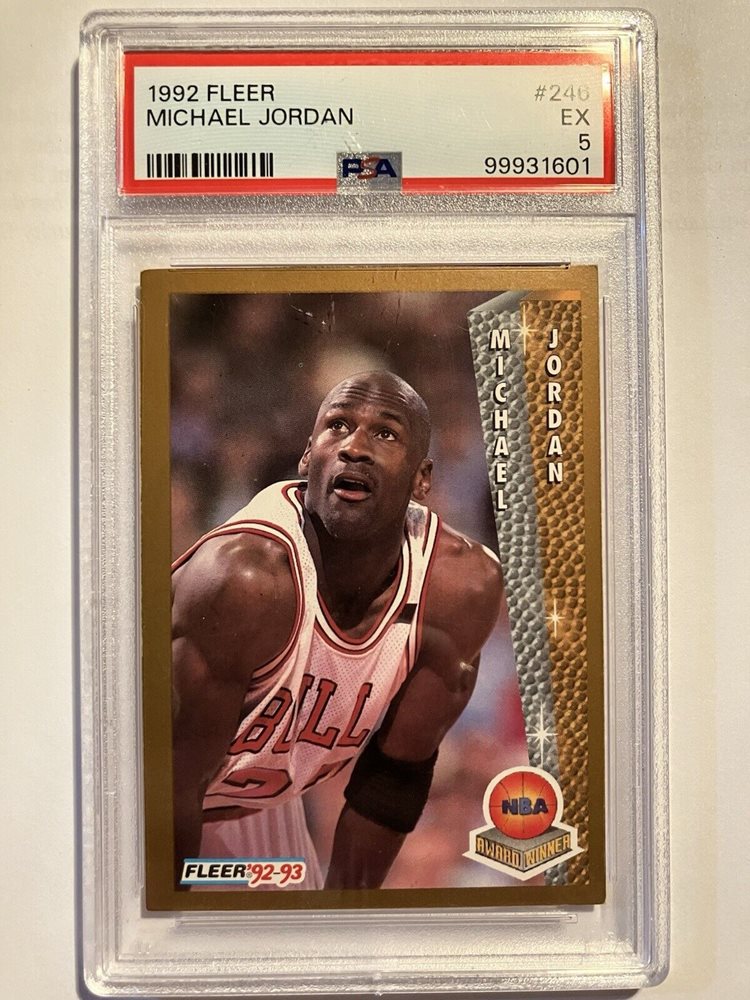 [お正月セール] 1992 Fleer マイケル ジョーダン PSA-9 美品！ 1992-93 Fleer Ultra #216 Michael Jordan PSA 9 Graded