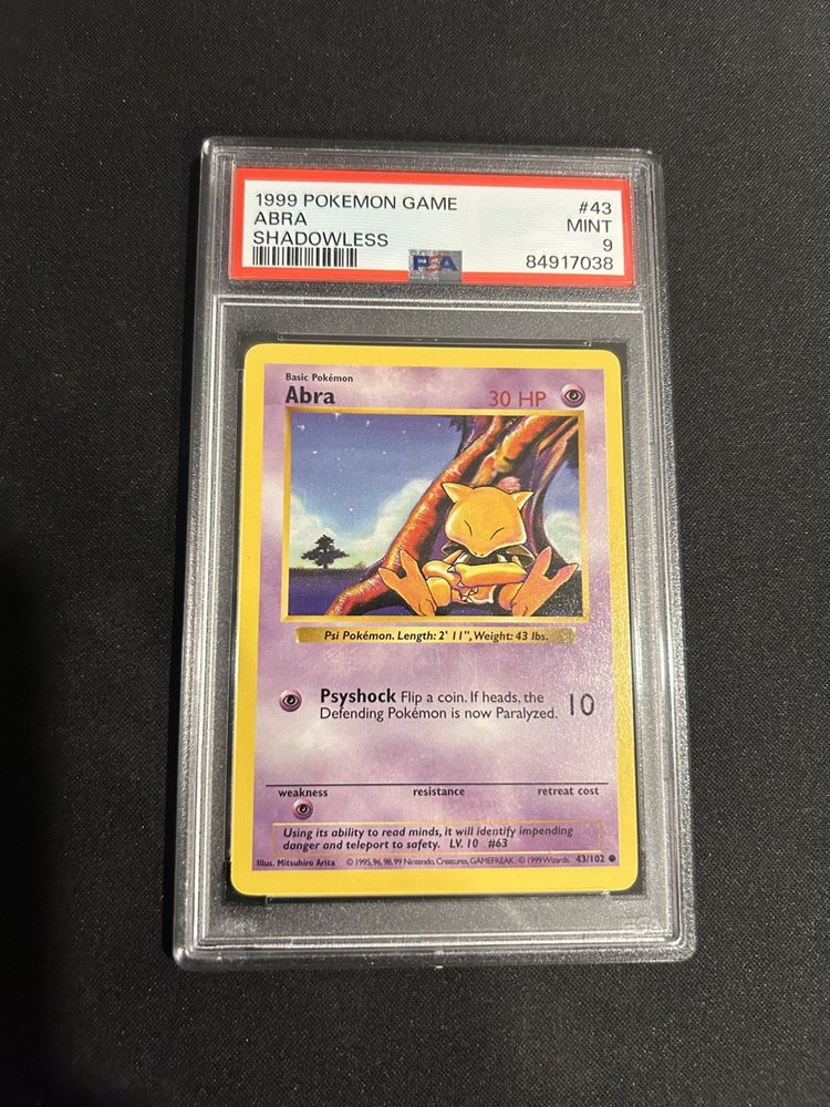 Auction Prices Realized Tcg Cards 1999 POKEMON GAME Abra