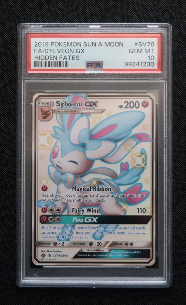 ポケモンカード FA/SYLVION GX PSA10 2019 Pokemon Sun & Moon Hidden Fates Sv76 Fa/sylveon Gx PSA