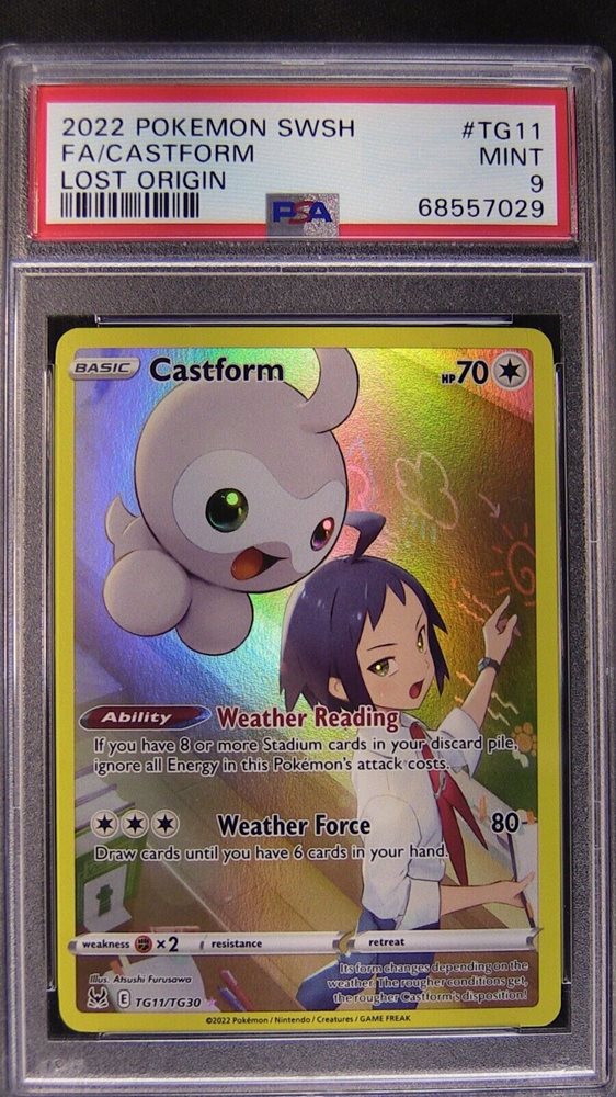 castform pokemon card Pokémon TCG Castform Sunny Form 195/191 Surging Sparks Illustration Ra –  True Believers Gaming and Collectibles main image 1