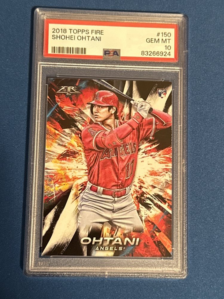 大谷翔平ルーキーカード 2018 topps fire BGS鑑定済
