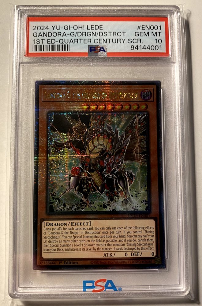 遊戯王 GANDORA/DRG/DSTRCTN GEM MT PSA10 Gandora-G the Dragon of
