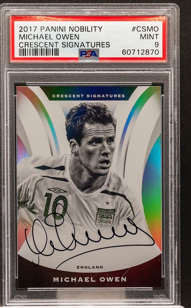 Michael Owen 2017 Panini Auto マイケル オーウェン 直筆サイン