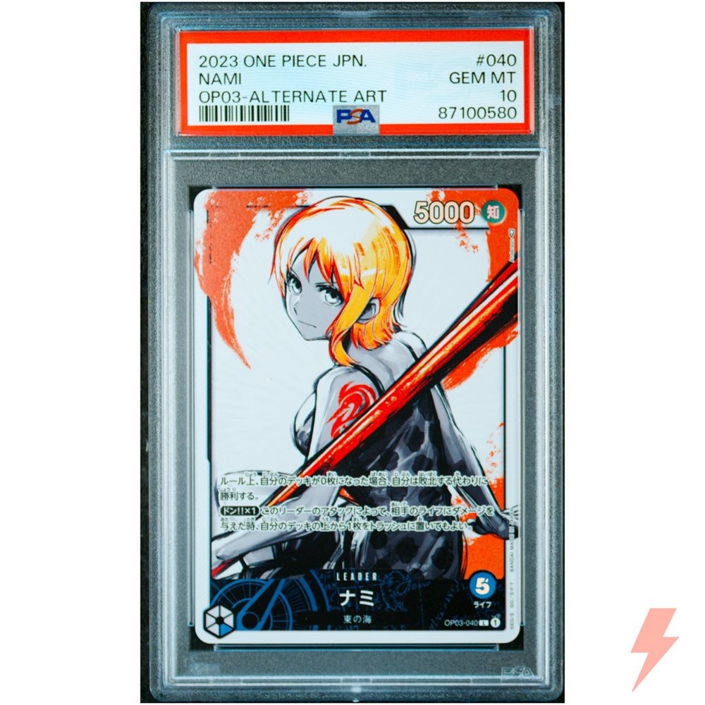【PSA10】ナミ リーパラ 墨絵 OP03-040 PSA 10 ONE PIECE Card Game OP03-040 Nami Leader Parallel