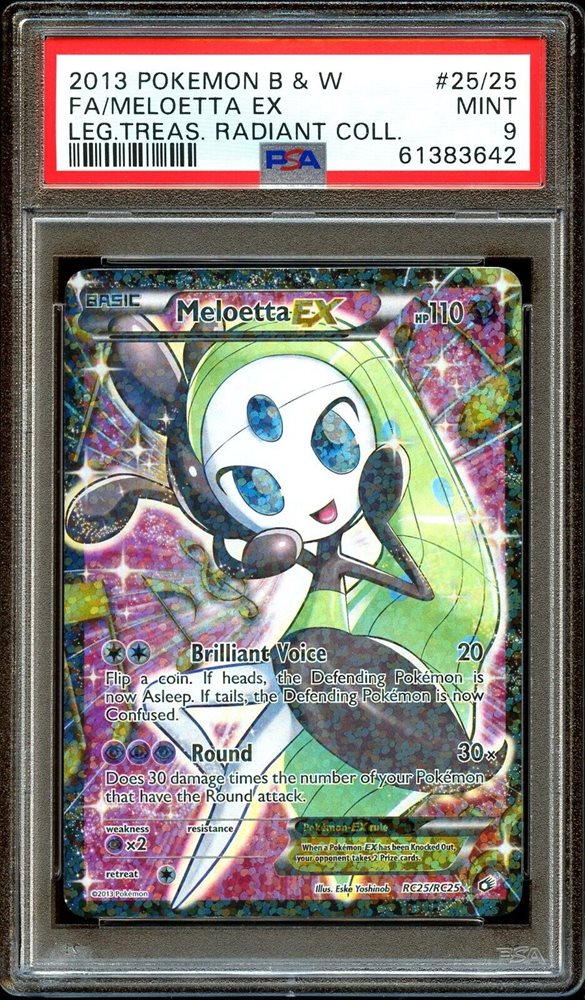 ポケモンカードゲーム MELOETTA PSA10 PSA 10 Pokemon Card Meloetta EX FA 025/020 Shiny Collection