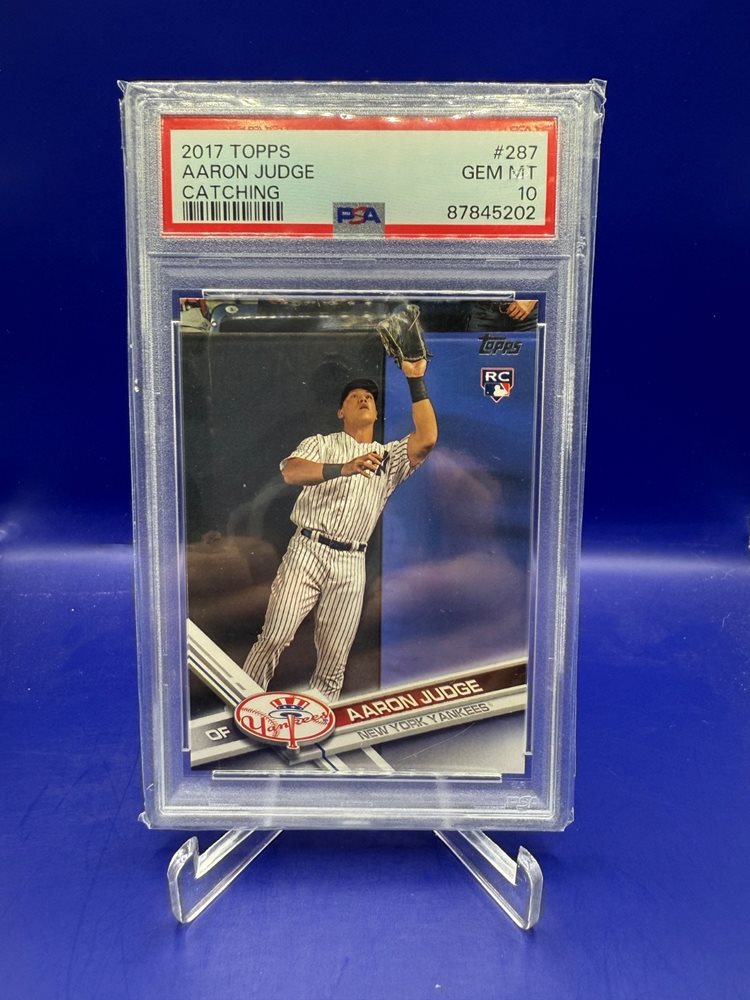 ゲームセンター・ゲームカード 2017 Topps Chrome Aaron Judge RC PSA Aaron Judge 2017 Topps Chrome Update Baseball Rookie Card