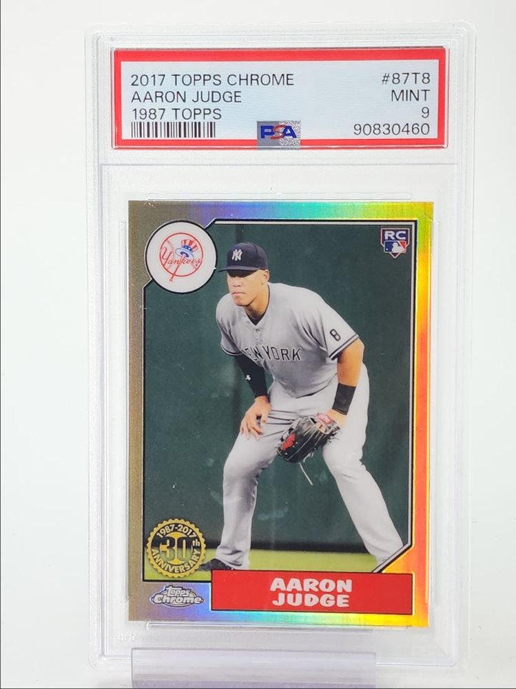 Topps Chrome Aaron Judge RC Auto /250枚貴重 Aaron Judge 2017 Topps Chrome #RA-AJ Rookie Auto - Purple