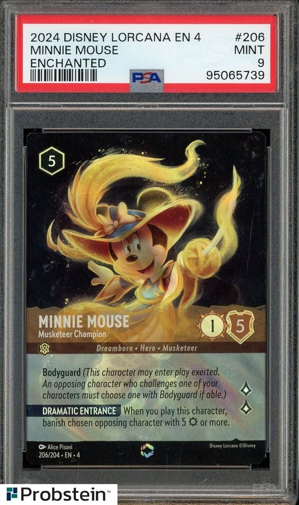 LORCANA ロルカナ enchanted ミニー PSA10 LORCANA ロルカナ enchanted ミニー PSA10 - メルカリ