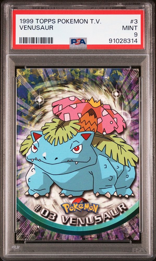 Auction Prices Realized Non-Sport Cards 1999 TOPPS POKEMON TV Venusaur