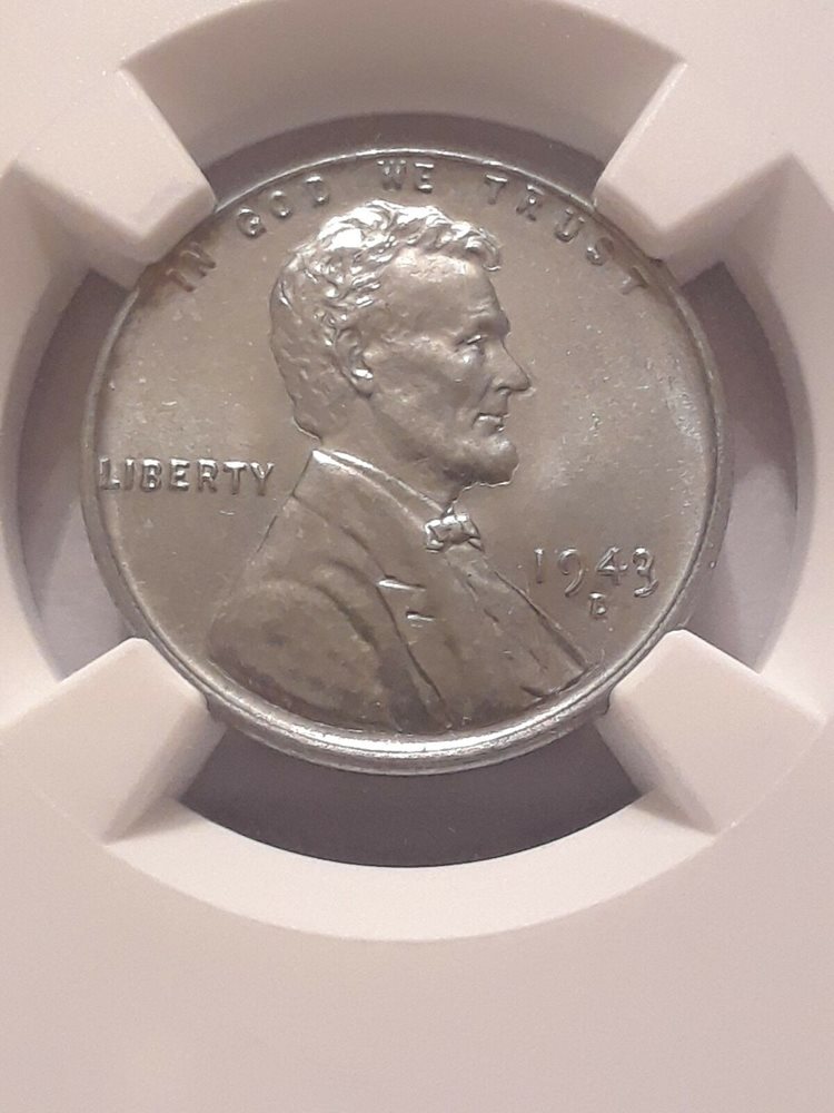 1943-D 1C Lincoln Steel Wheat Cent MS65 NGC, MS65 - PCGS Auction