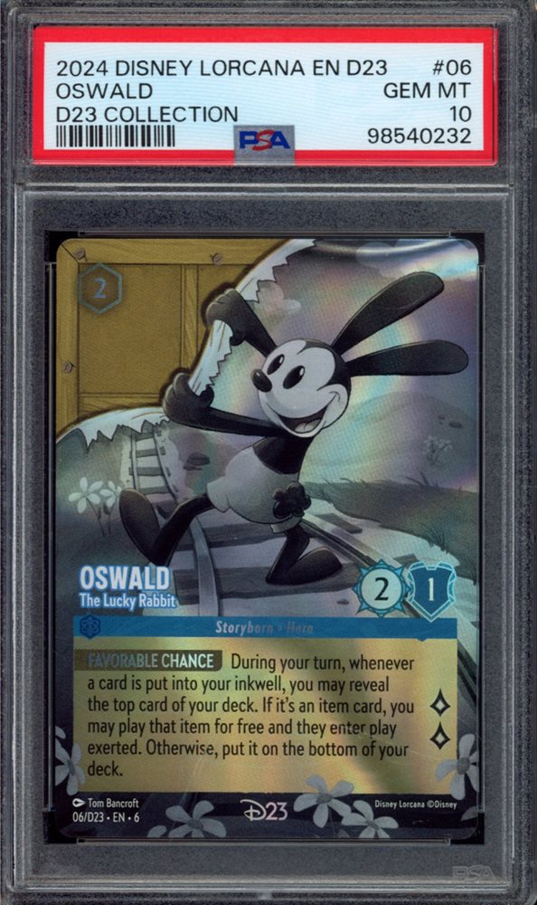 Auction Prices Realized Tcg Cards 2024 DISNEY LORCANA EN D23