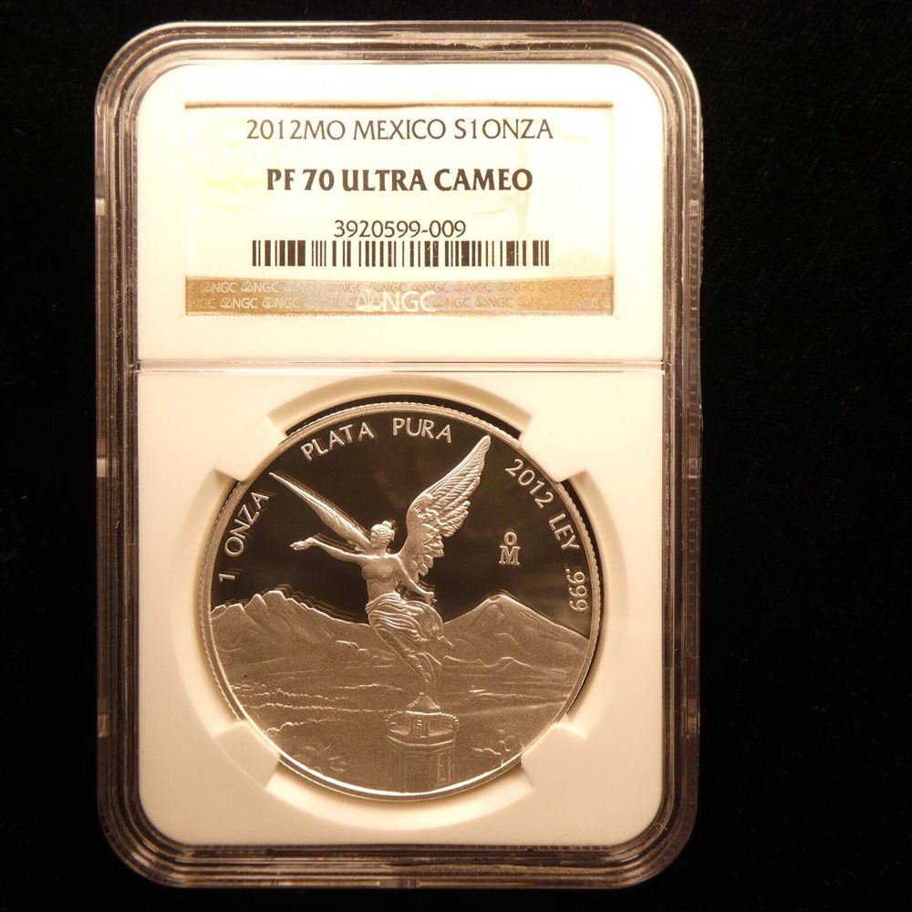 2012 Mexico 1 oz. 999 Silver Proof Libertad NGC PF 70 Ultra Cameo