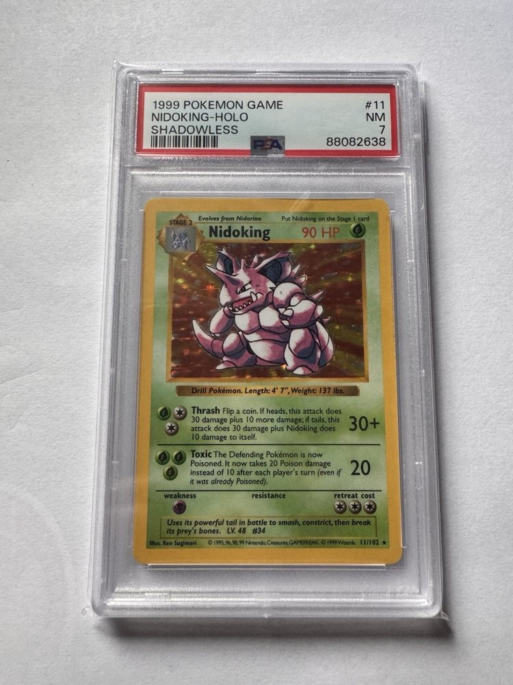 Auction Prices Realized Tcg Cards 1999 POKEMON GAME Nidoking