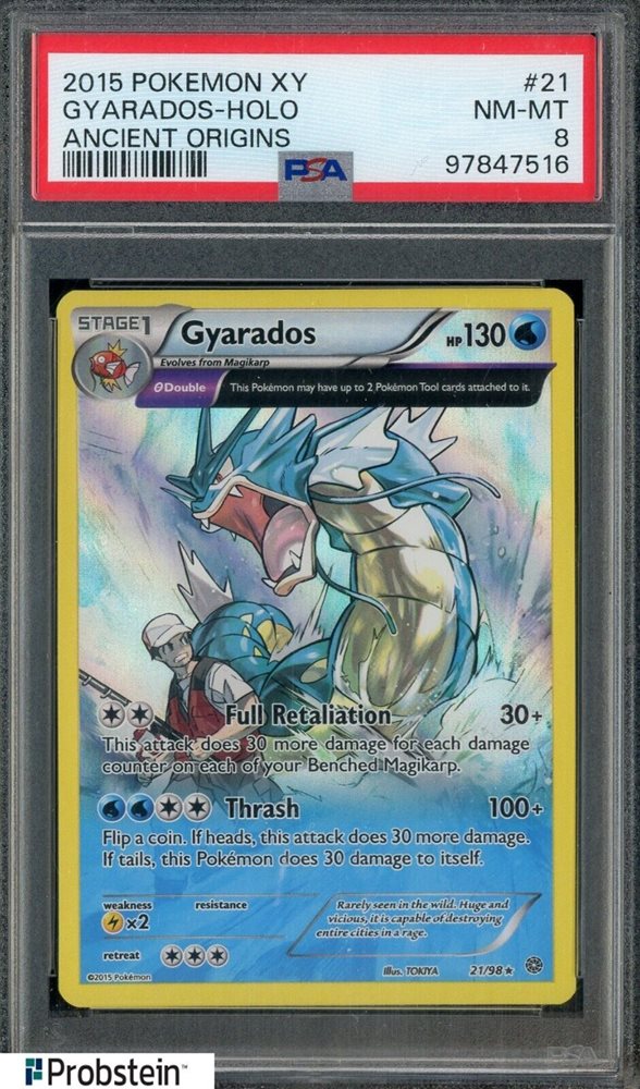 PSA10 2015 Pokémon XY Gyarados 21/98 Auction Prices Realized Tcg Cards 2015 POKEMON XY ANCIENT