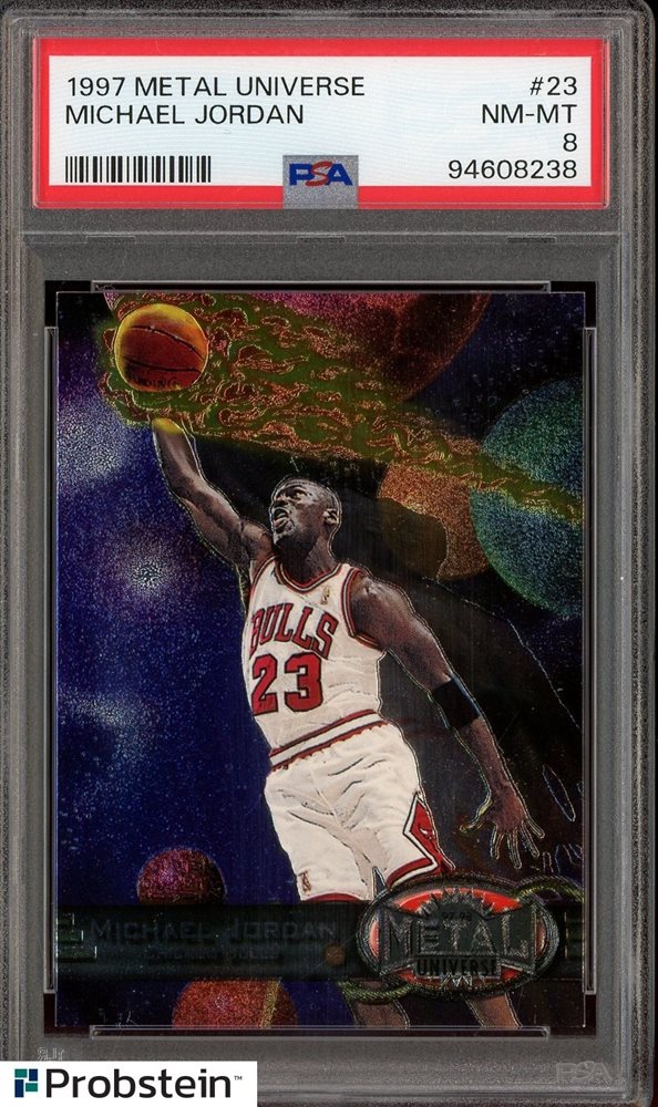 その他 PSA8 1997 l Universe Michael Jordan Michael Jordan MJ 1997-98 Metal Universe #23 PSA 8 Base of