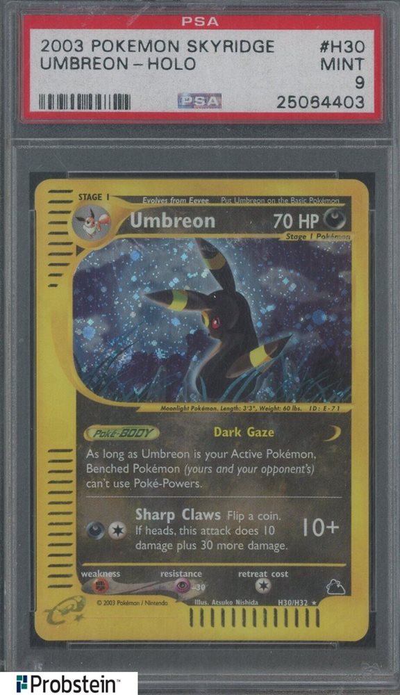Auction Prices Realized Tcg Cards 2003 POKEMON SKYRIDGE