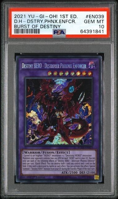 Auction Prices Realized Tcg Cards 2021 Yu-Gi-Oh! Bode-Burst Of Destiny ...