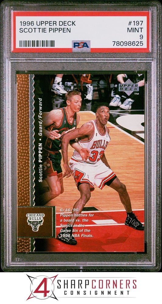 PSA 8 U.D GAME JERSEY SCOTTIE PIPPEN（Michael Jordan Rare Signed 