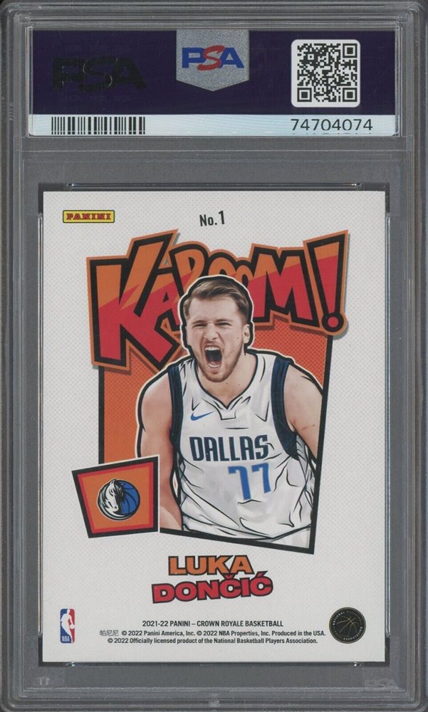ルカ ドンチッチ Panini Crown e RC PSA 10 ルカ ドンチッチ Panini Crown e RC PSA 10 Luka Dončić 10