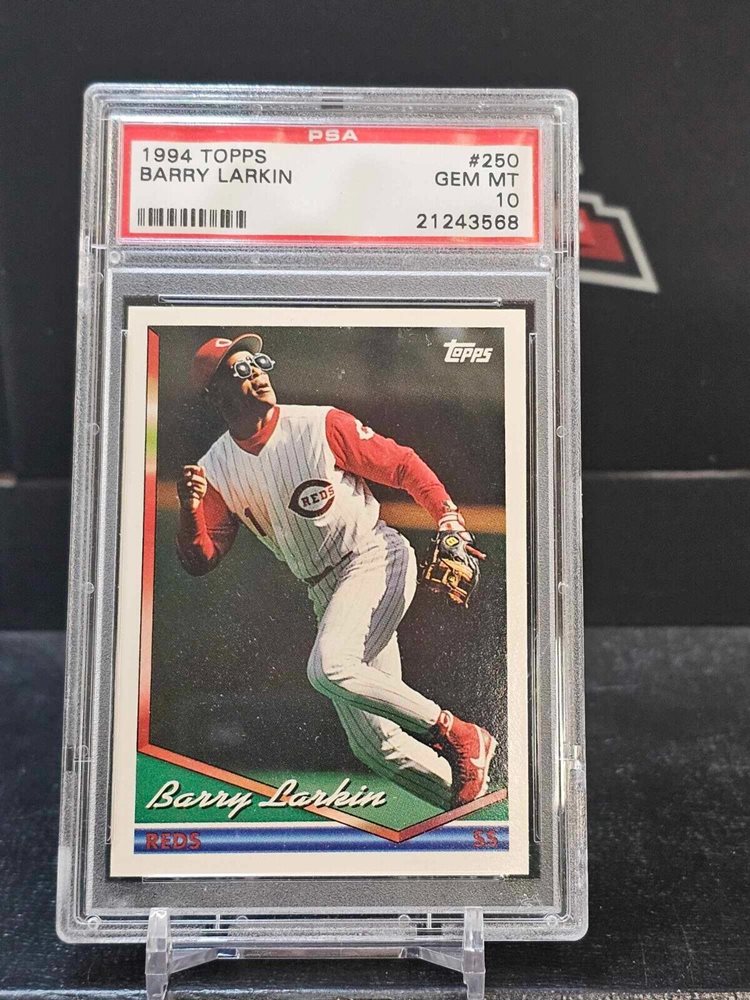 Topps - 5枚限定 Topps Cosmic Barry Larkin PSA 9 Auction Prices Realized Baseball Cards 1992 TOPPS Barry Larkin