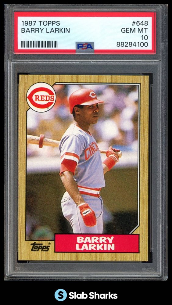 メジャーリーグ　カード　Barry Larkin 1990 Donruss Baseball Card Barry Larkin Cincinnati Reds #71